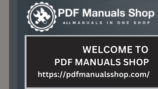 Heavy Equipment Repair Manuals PDF Download