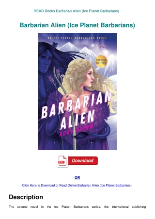 READ Books Barbarian Alien (Ice Planet Barbarians)