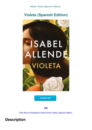 eBook Violeta (Spanish Edition)