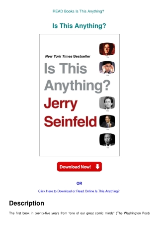 READ Books Is This Anything