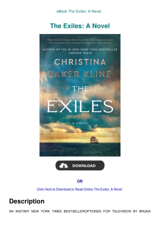 eBook The Exiles A Novel