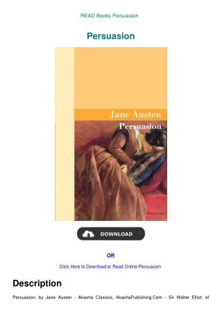 READ Books Persuasion