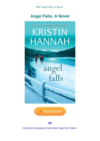 PDF Angel Falls A Novel