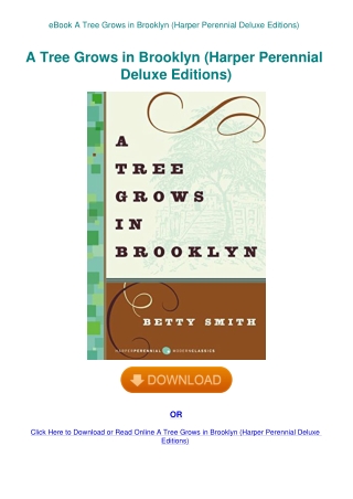 eBook A Tree Grows in Brooklyn (Harper Perennial Deluxe Editions)