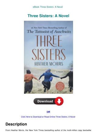 eBook Three Sisters A Novel