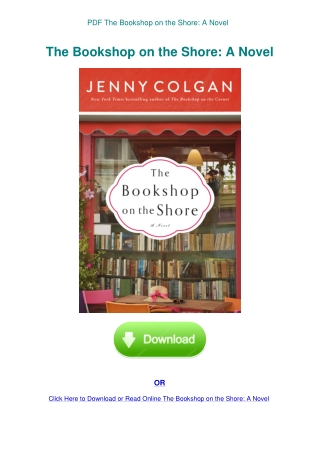 PDF The Bookshop on the Shore A Novel