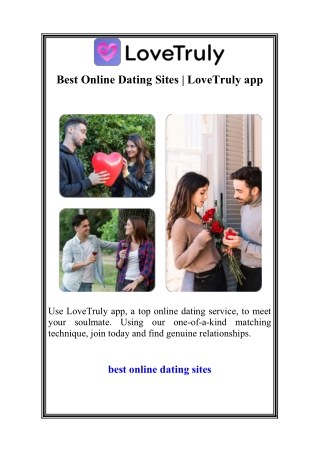 Best Online Dating Sites | LoveTruly app