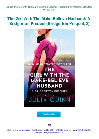 Books The Girl With The Make-Believe Husband A Bridgerton Prequel (Bridgerton Prequel  2)