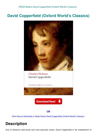 READ Books David Copperfield (Oxford World's Classics)