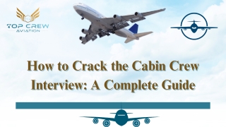 Cabin Crew Interview Secrets: Tips from Industry Experts