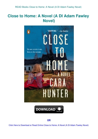 READ Books Close to Home A Novel (A DI Adam Fawley Novel)