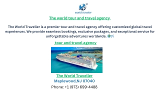 The world tour and travel agency