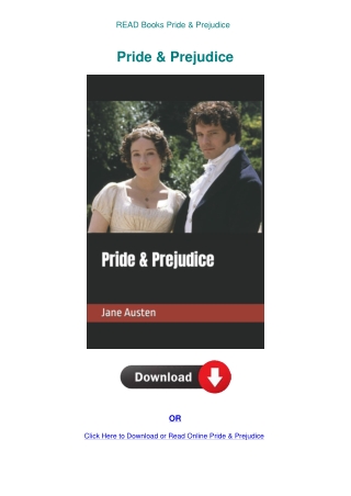 READ Books Pride & Prejudice