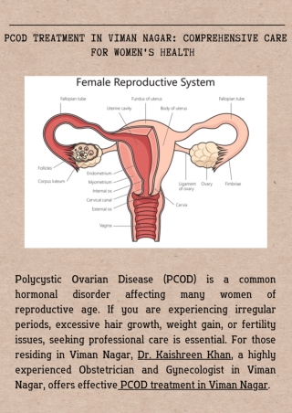 PCOD Treatment in Viman Nagar Comprehensive Care for Women's Health .