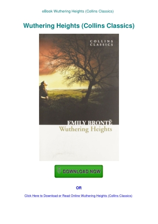 eBook Wuthering Heights (Collins Classics)
