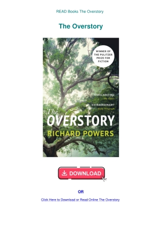 READ Books The Overstory