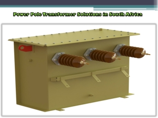 Power Pole Transformer Solutions in South Africa