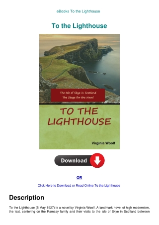 eBooks To the Lighthouse