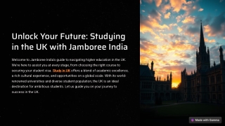 Study in the UK: A Gateway to World-Class Education and Global Opportunities