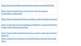 Get the latest Ignou Solved Assignment