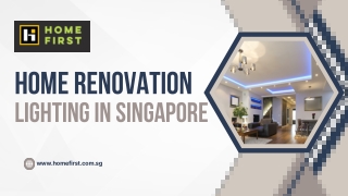 Home Renovation Lighting in Singapore - homefirst.com