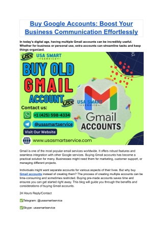 Buy Gmail Accounts_ Boost Your Business Communication Effortlessly