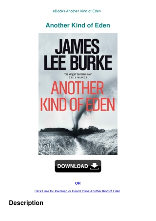 eBooks Another Kind of Eden