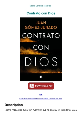 Books Contrato con Dios