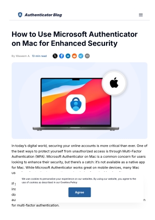 Microsoft Authenticator on Mac