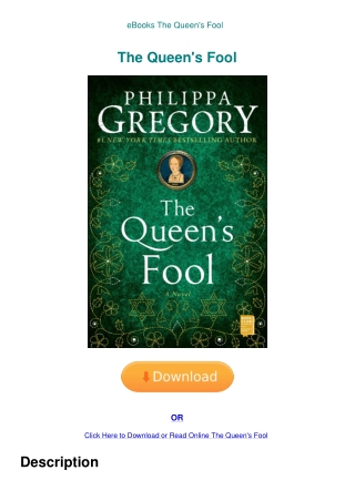 eBooks The Queen's Fool