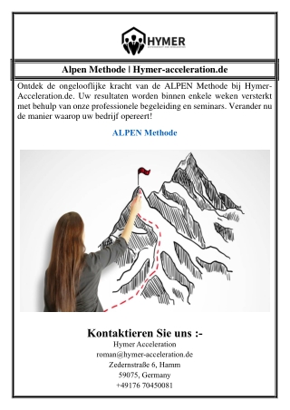 Alpen Methode | Hymer-acceleration.de