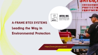 A-Frame BTEX Systems: Advanced VOC Emission Control by JATCO INC.