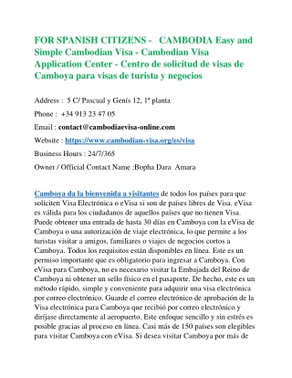 CAMBODIA Easy and Simple Cambodian Visa