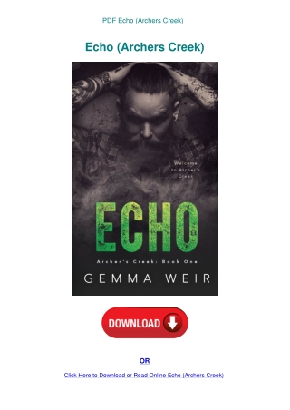 PDF Echo (Archers Creek)