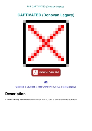 PDF CAPTIVATED (Donovan Legacy)