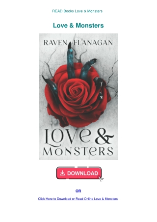 READ Books Love & Monsters