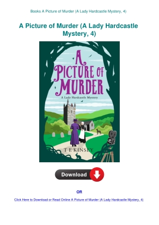 Books A Picture of Murder (A Lady Hardcastle Mystery  4)
