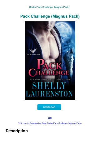 Books Pack Challenge (Magnus Pack)