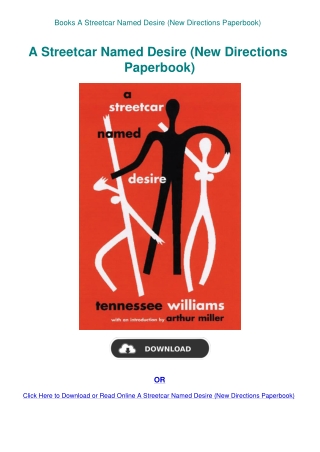 Books A Streetcar Named Desire (New Directions Paperbook)