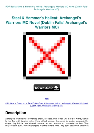 PDF Books Steel & Hammer's Hellcat Archangel's Warriors MC Novel (Dublin Falls' Archangel's Warriors