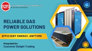 Reliable Gas Power Solutions