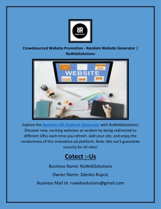 Crowdsourced Website Promotion - Random Website Generator | RuWebSolutions