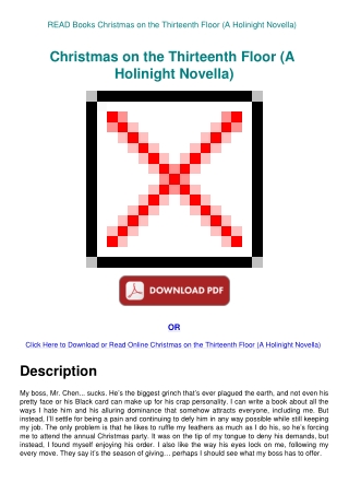 READ Books Christmas on the Thirteenth Floor (A Holinight Novella)