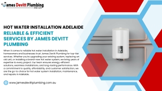 Hot Water Installation Adelaide