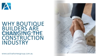 Boutique Builders Perth--Activa Homes Group