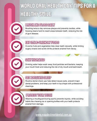 World Oral Health Day: Tips for a Healthy Smile