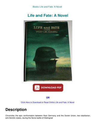 Books Life and Fate A Novel