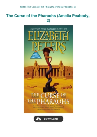 eBook The Curse of the Pharaohs (Amelia Peabody  2)