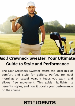 Golf Crewneck Sweater Your Ultimate Guide to Style and Performance