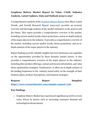 Graphene Battery Market